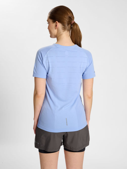 nwlRIVERSIDE SEAMLESS T-SHIRT S/S WOMAN, LAVENDER LUSTRE, model