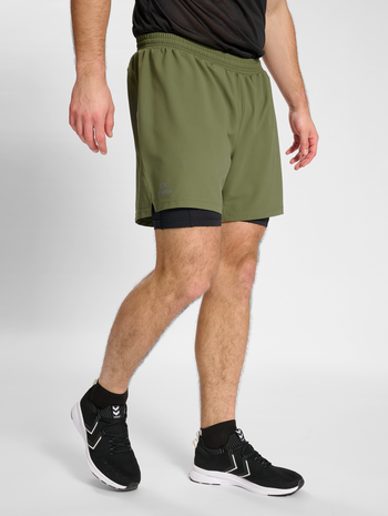 nwlDALLAS SHORTS 2IN1 MEN, FOUR LEAF CLOVER, model