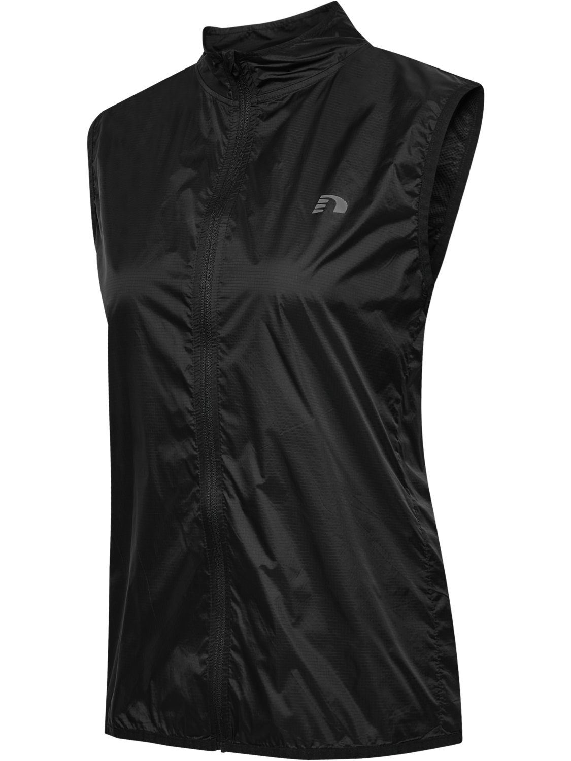 nwlPACKABLE TRAIL W VEST, BLACK, packshot