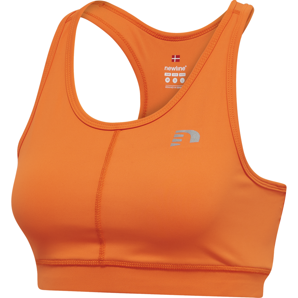 WOMEN CORE ATHLETIC TOP, ORANGE TIGER, packshot