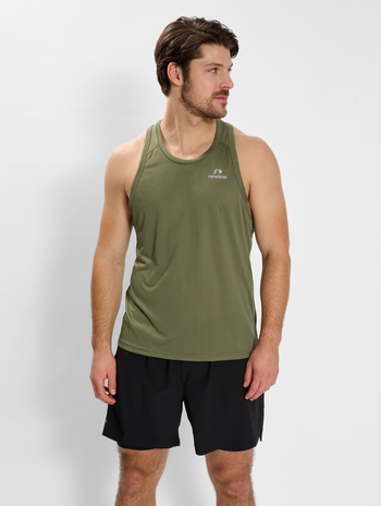 nwlOMAHA SINGLET MEN, FOUR LEAF CLOVER, model