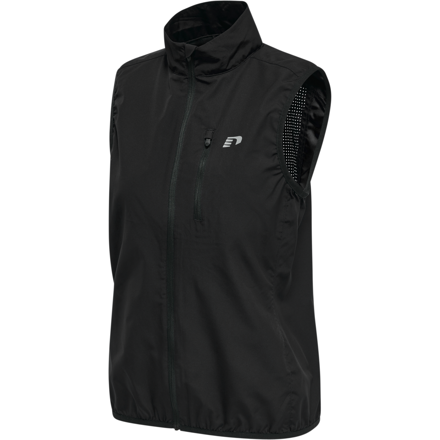 WOMEN'S CORE GILET, BLACK, packshot