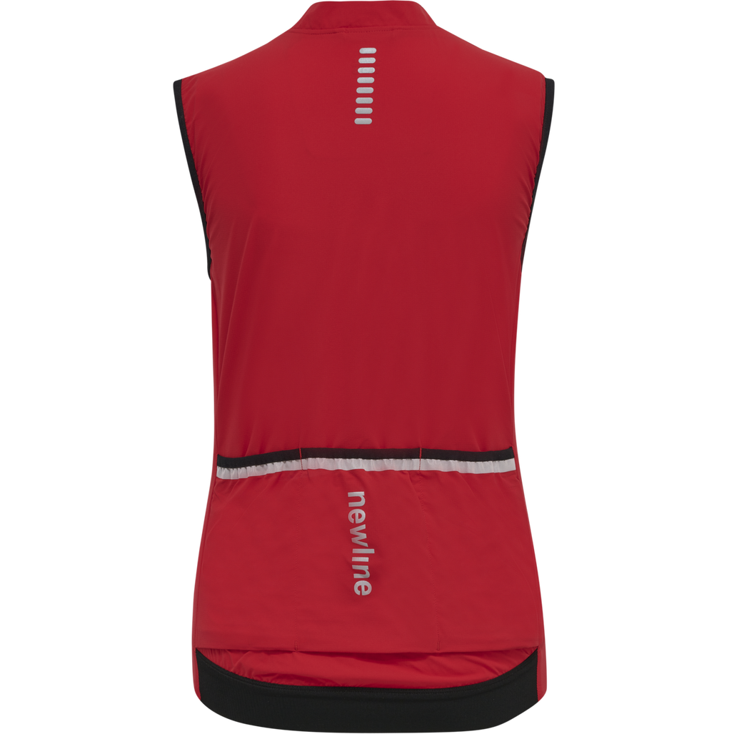 WOMENS CORE BIKE GILET, TANGO RED, packshot
