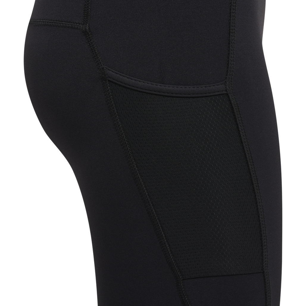 WOMEN'S CORE WARM TIGHTS, BLACK, packshot