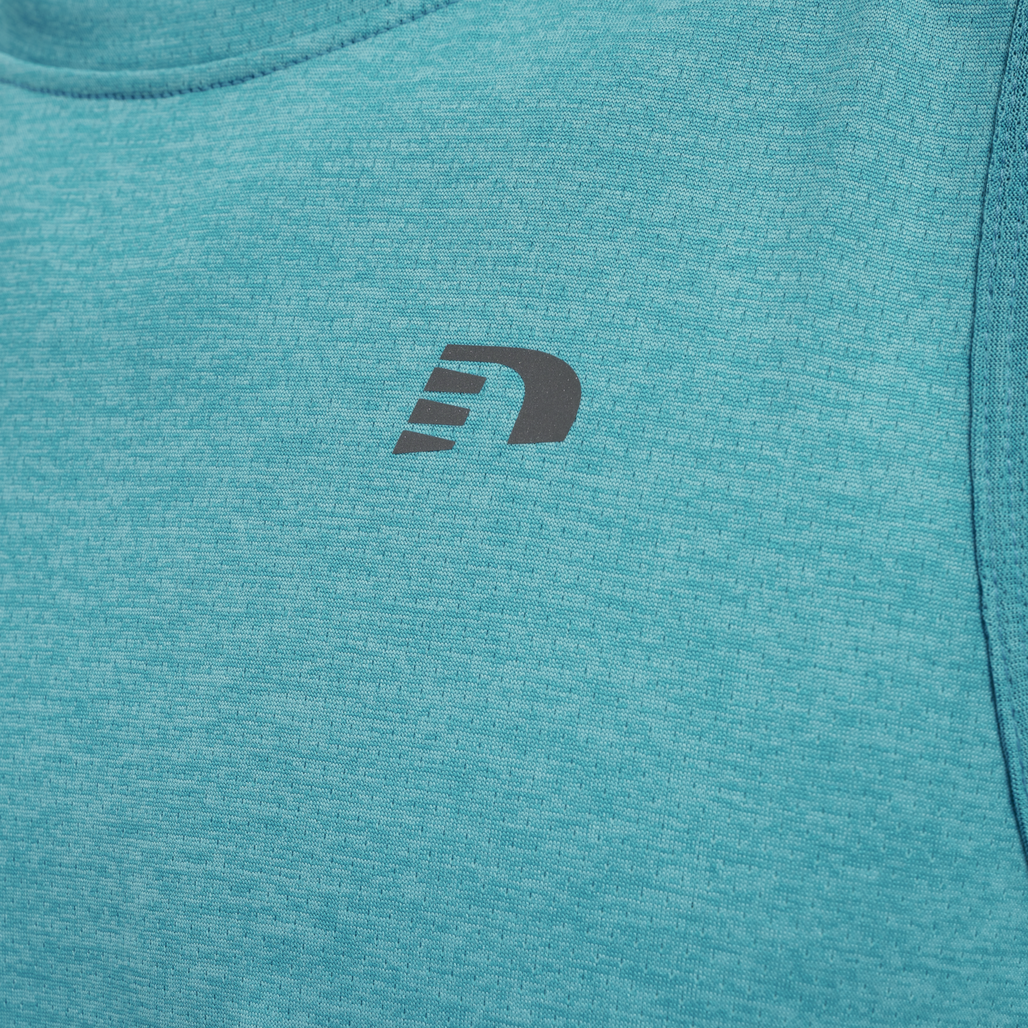 MEN RUNNING SINGLET, CAPRI BREEZE MELANGE, packshot