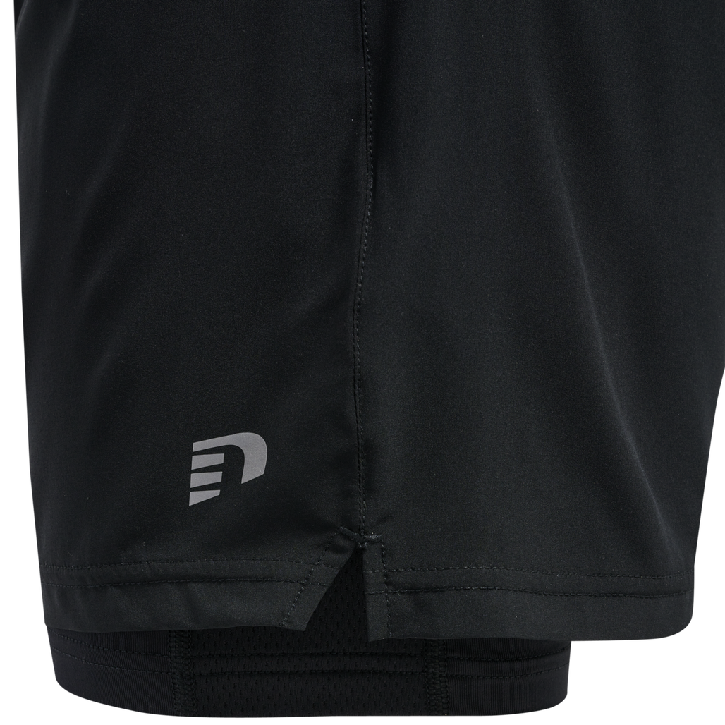 WOMEN'S CORE 2-IN-1 SHORTS, BLACK, packshot