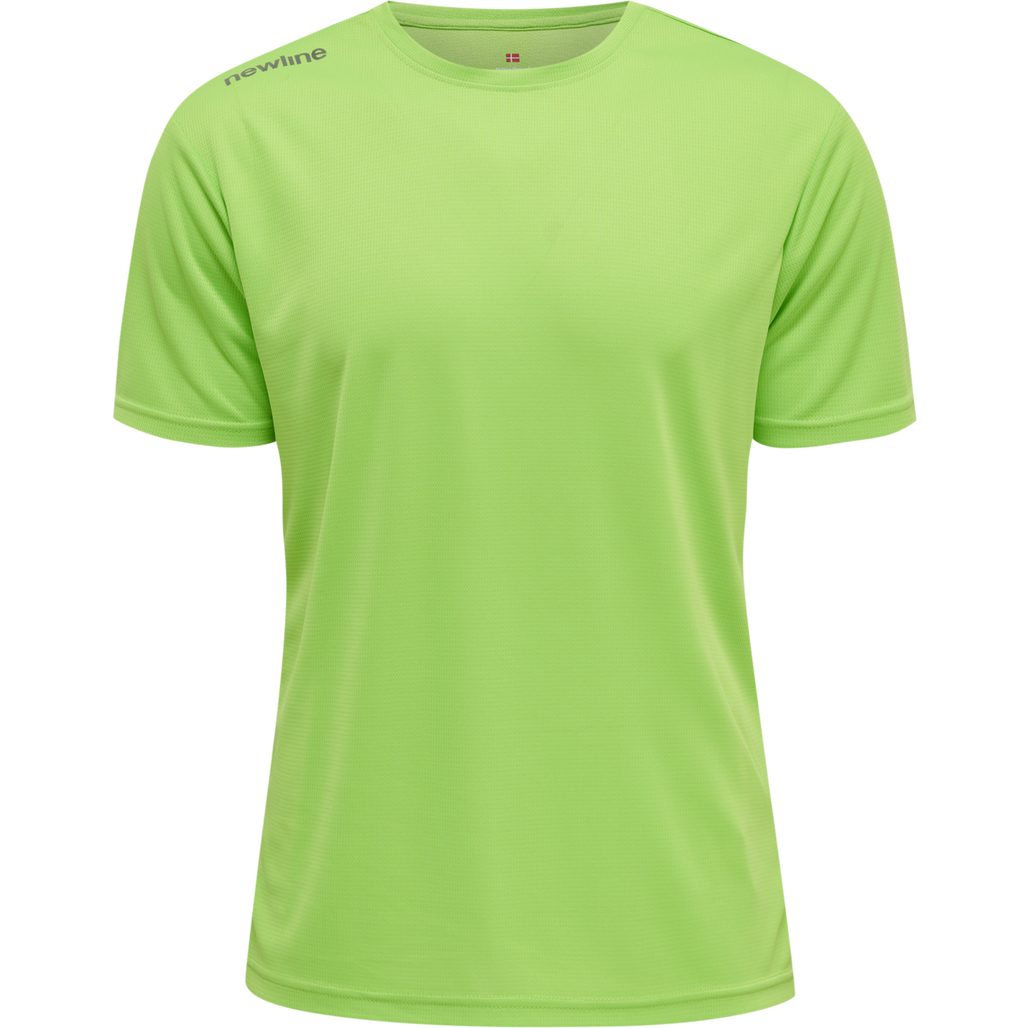 Tシャツ・カットソー NONNATIVE SS25 T-shirts (NN T4601 GREEN) Newline MEN CORE FUNCTIONAL T-SHIRT S/S - GREEN FLASH