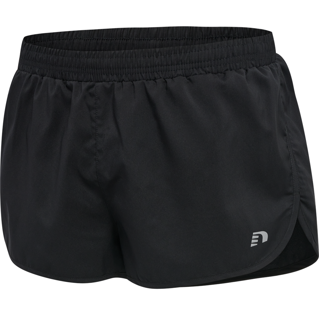 【PORTERNA】Spobi Track Line Shorts Newline MEN CORE SPLIT SHORTS - BLACK | newlinesport.com
