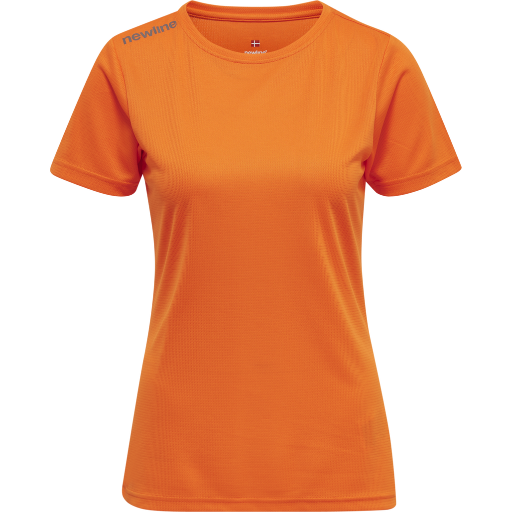 WOMEN CORE FUNCTIONAL T-SHIRT S/S, ORANGE TIGER, packshot