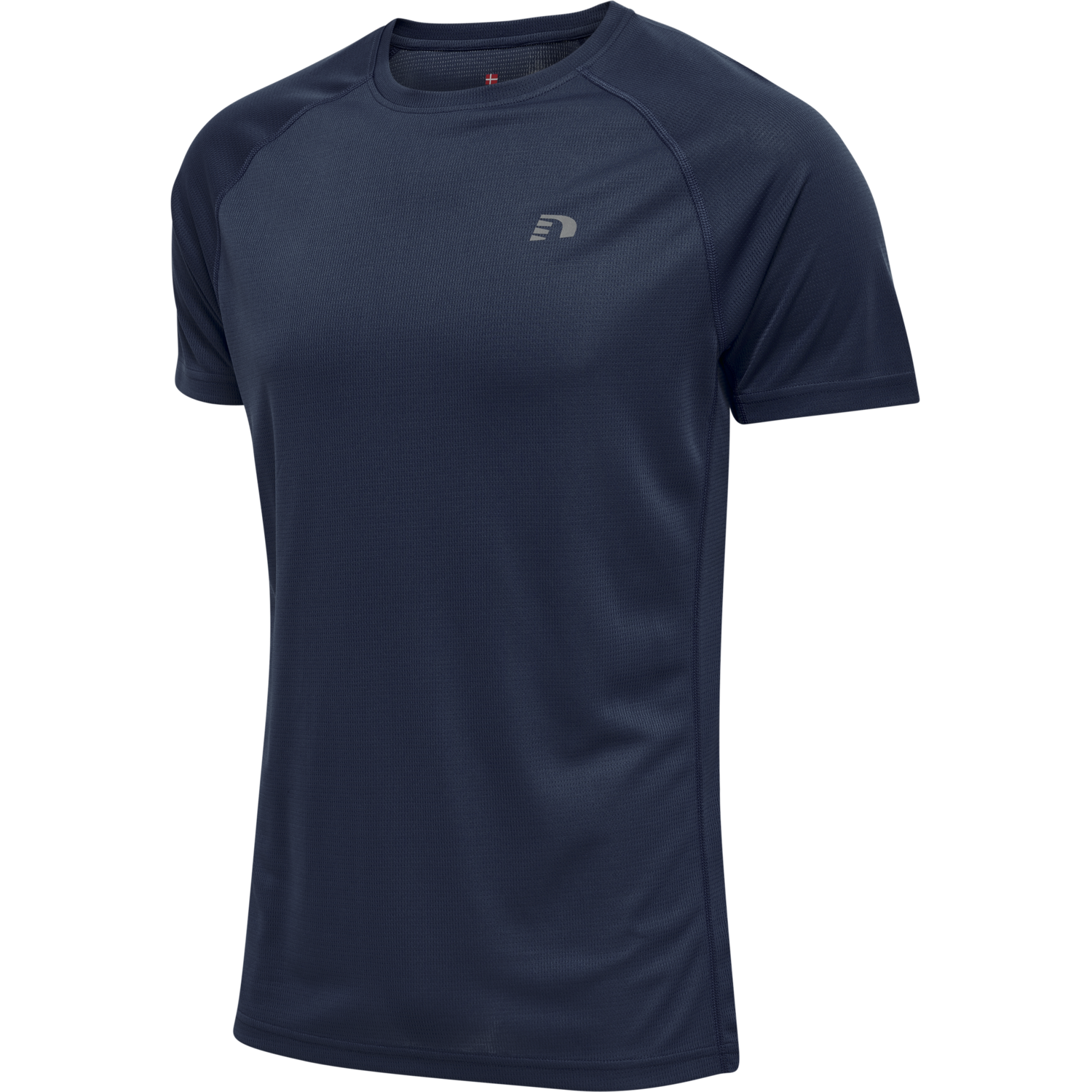 MEN CORE RUNNING T-SHIRT S/S, BLACK IRIS, packshot