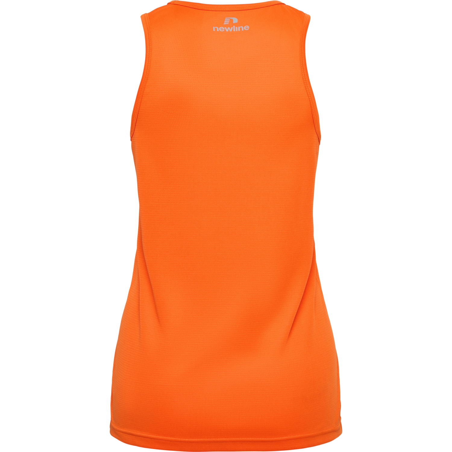 WOMEN'S ATHLETIC RUNNING SINGLET, ORANGE TIGER, packshot