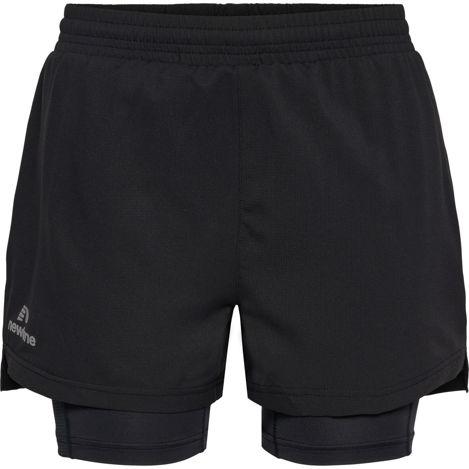 nwlDALLAS SHORTS 2IN1 WOMAN, BLACK, packshot