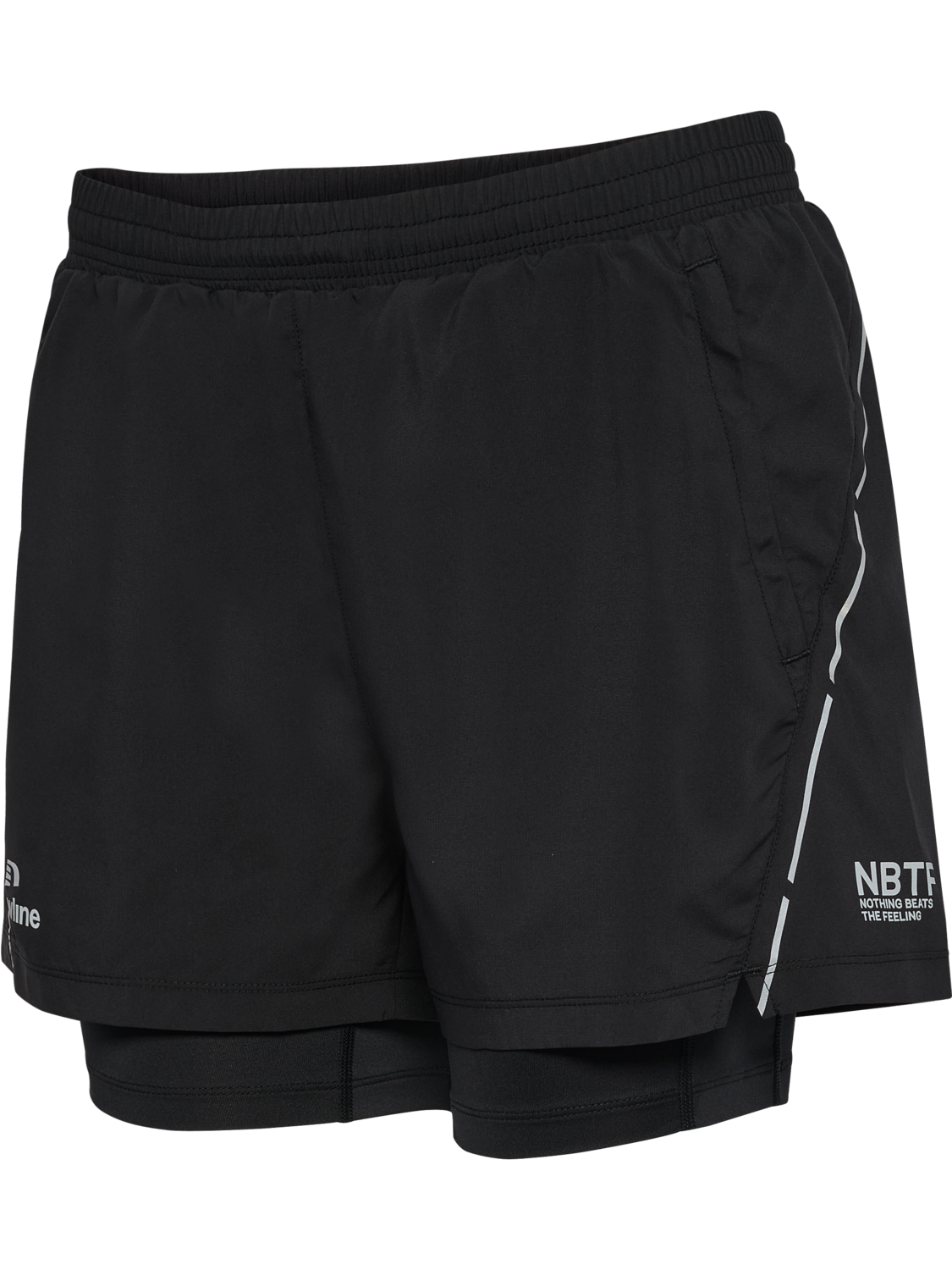 nwlFAST 2IN1 ZIP POCKET SHORTS W, BLACK, packshot