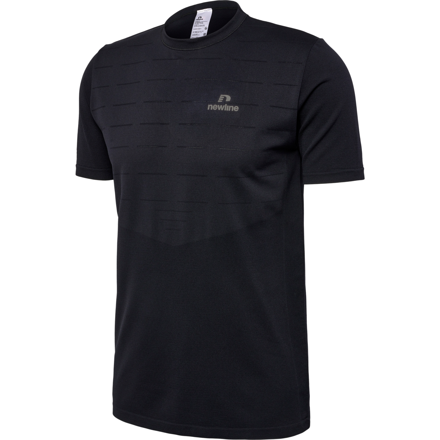 nwlRIVERSIDE SEAMLESS T-SHIRT S/S, BLACK, packshot