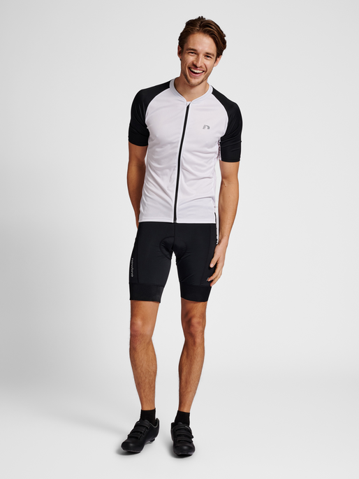 Black and sales white cycling jersey