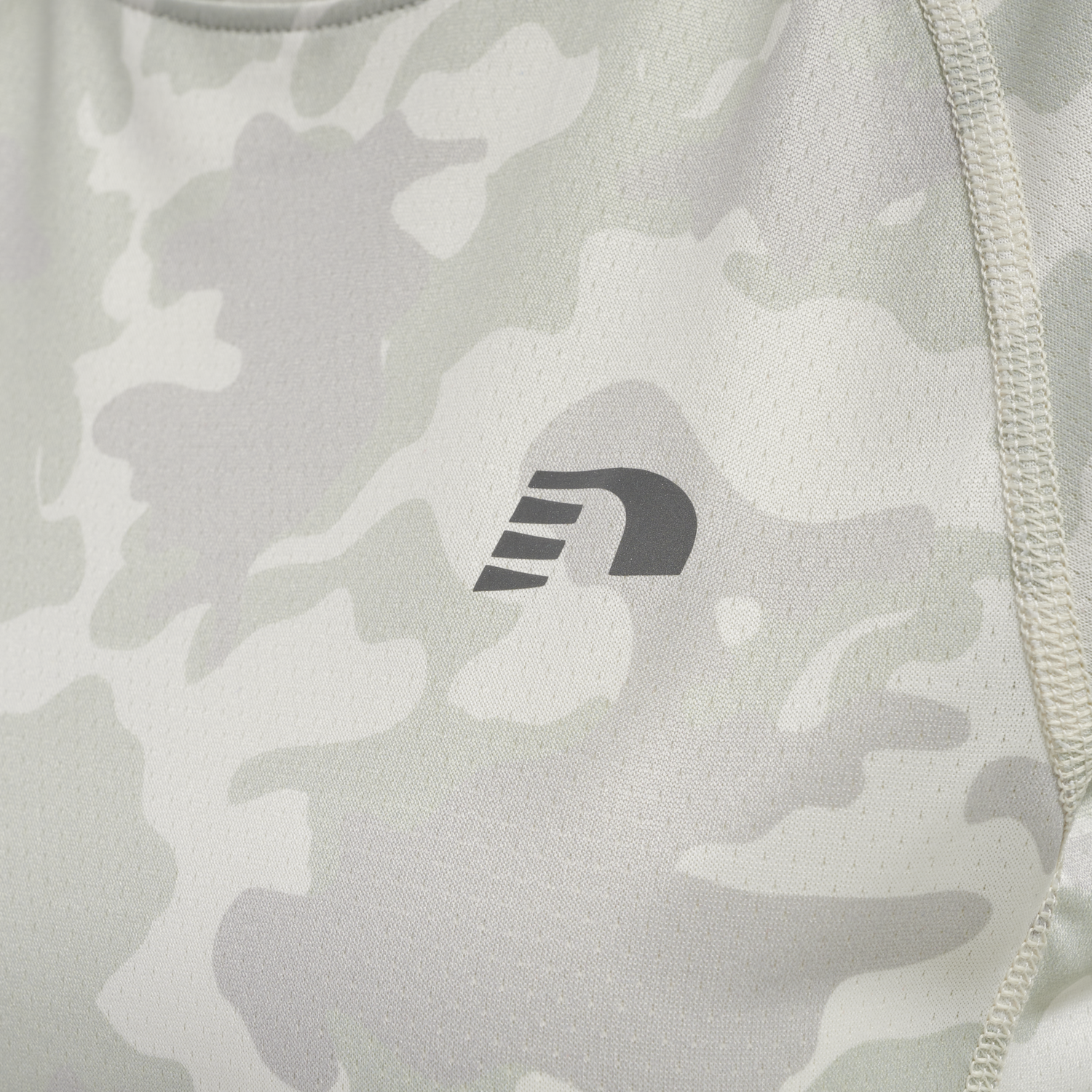 WOMEN RUNNING T-SHIRT S/S, OYSTER MUSHROOM AOP, packshot