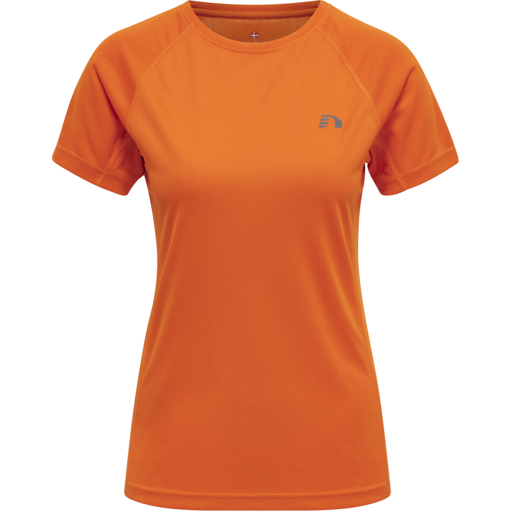 Tシャツ・カットソー A.P.C. Brody Ray Logo Stripe Regular Fit Short Sleeve T-Shir Newline WOMEN CORE RUNNING T-SHIRT S/S - ORANGE TIGER