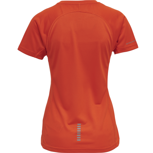 Orange running online t shirt