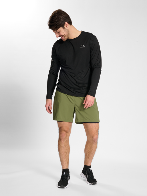 nwlMEMPHIS T-SHIRT L/S male, BLACK, model