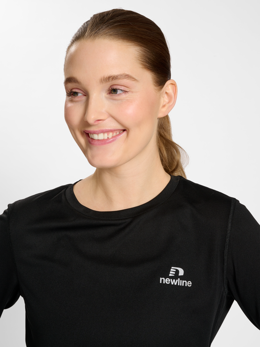 nwlMEMPHIS T-SHIRT L/S WOMAN, BLACK, model