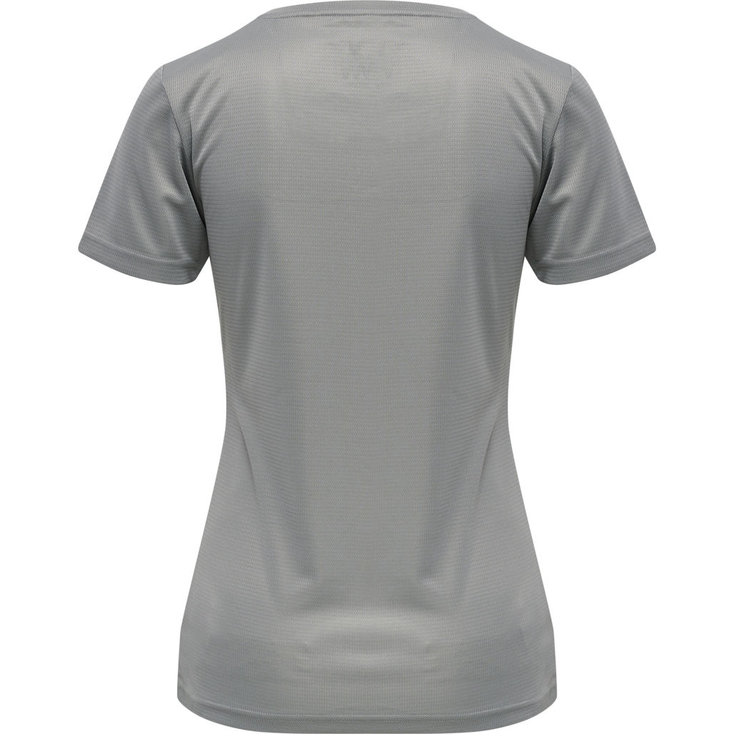 WOMEN CORE FUNCTIONAL T-SHIRT S/S, SHARKSKIN, packshot
