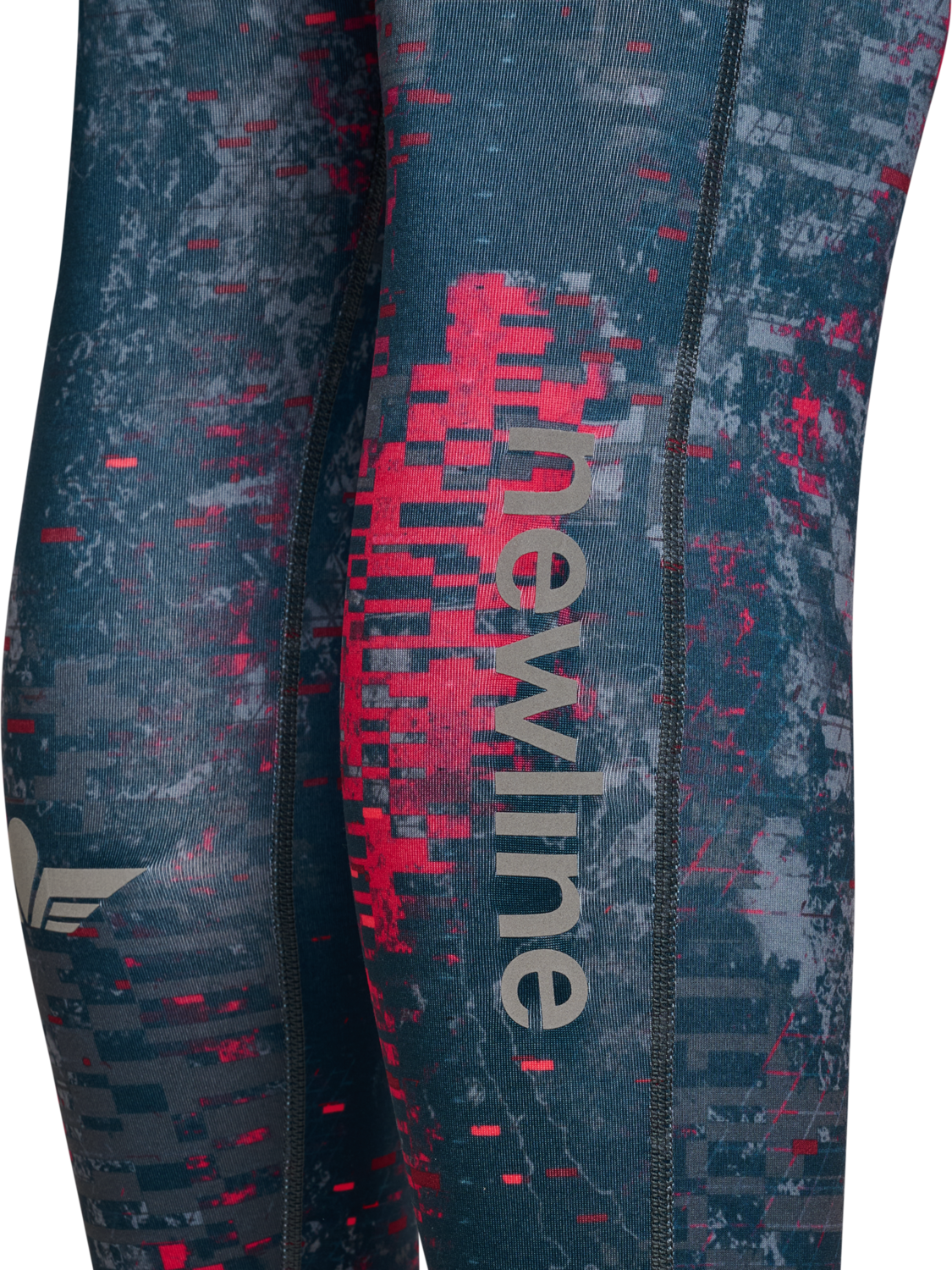 BLACK PRINTED WARM TIGHTS, PRINTED, packshot