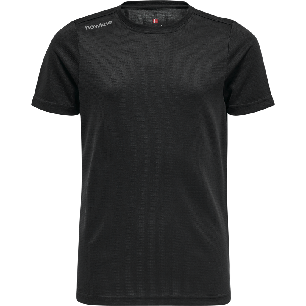 KIDS CORE FUNCTIONAL T-SHIRT S/S, BLACK, packshot