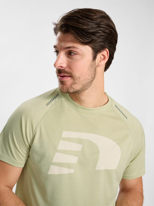 nwlORLANDO T-SHIRT S/S male, AGATE GREY MELANGE, model