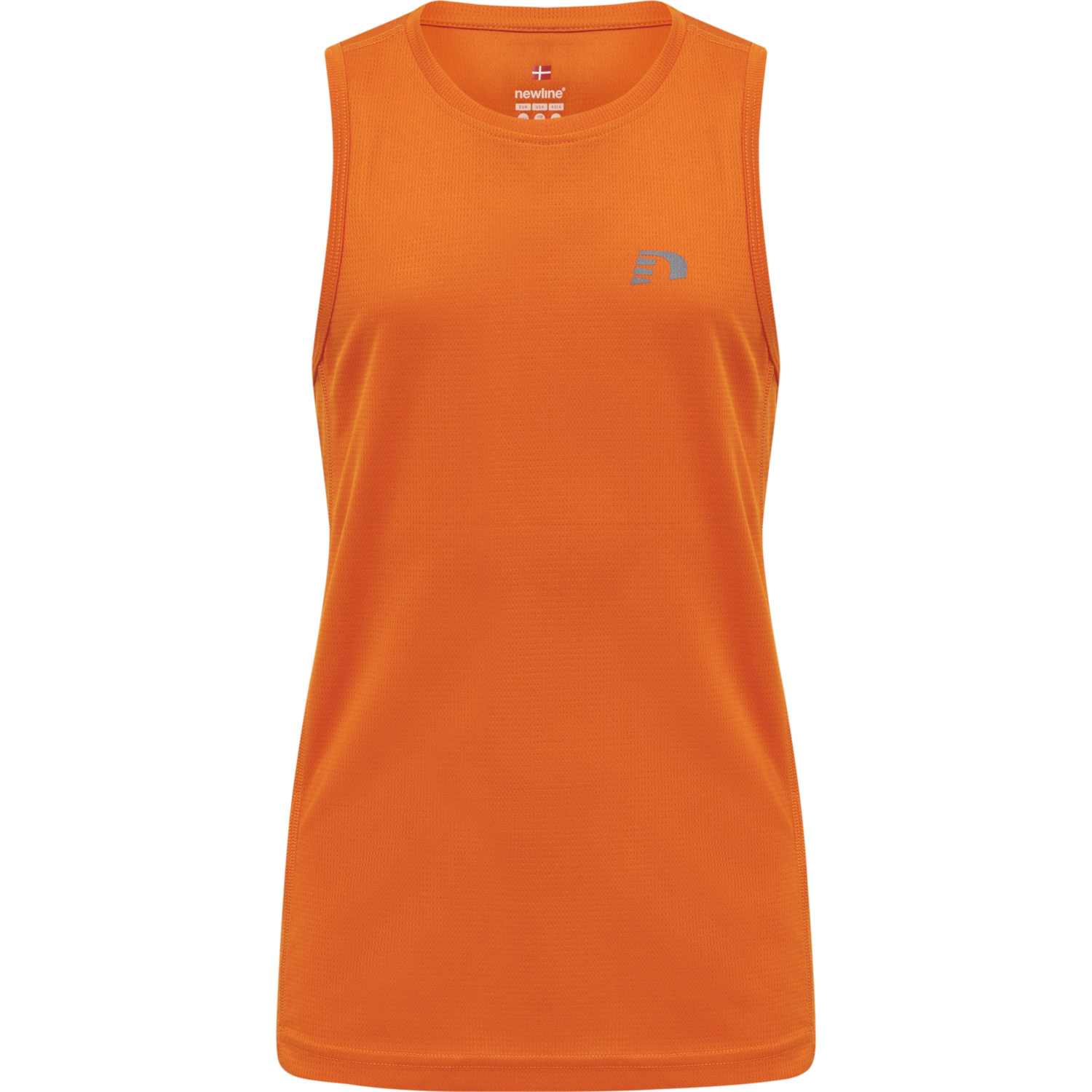 Newline KIDS CORE RUNNING SINGLET - ORANGE TIGER