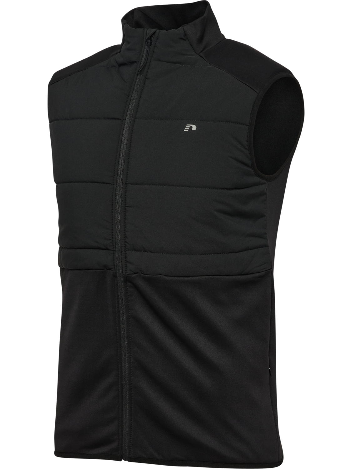 nwlQUILTED GILET, BLACK, packshot