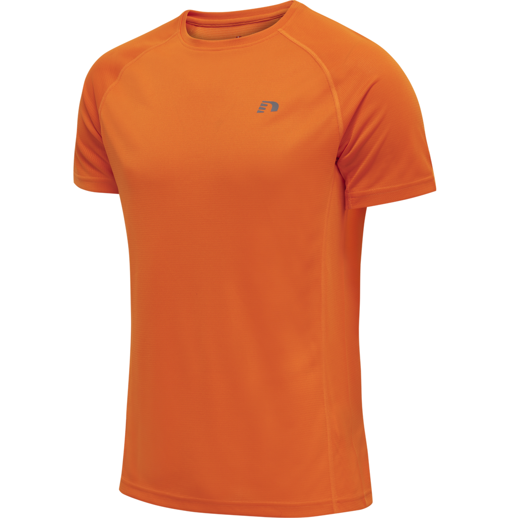 MEN CORE RUNNING T-SHIRT S/S, ORANGE TIGER, packshot