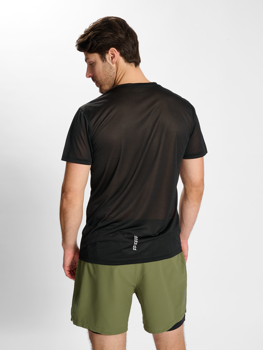 nwlHENDERSON T-SHIRT S/S male, BLACK, model