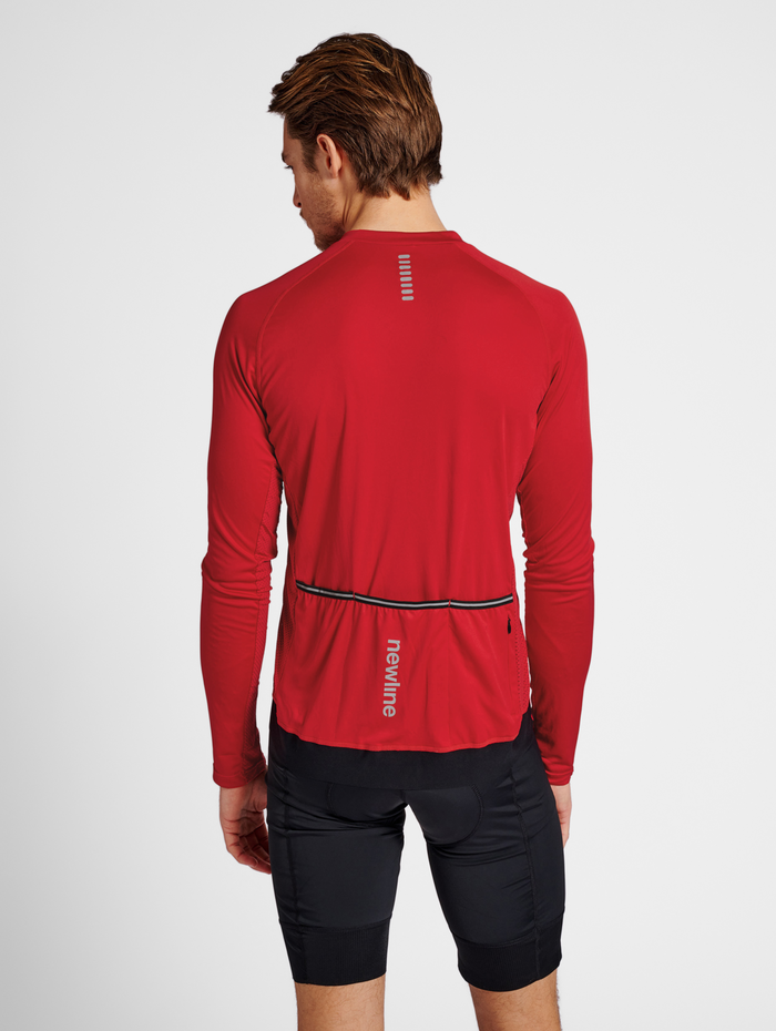 MENS CORE BIKE L/S JERSEY, TANGO RED, model