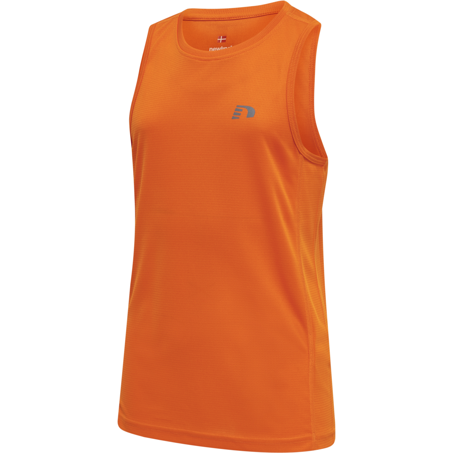 KIDS CORE RUNNING SINGLET, ORANGE TIGER, packshot
