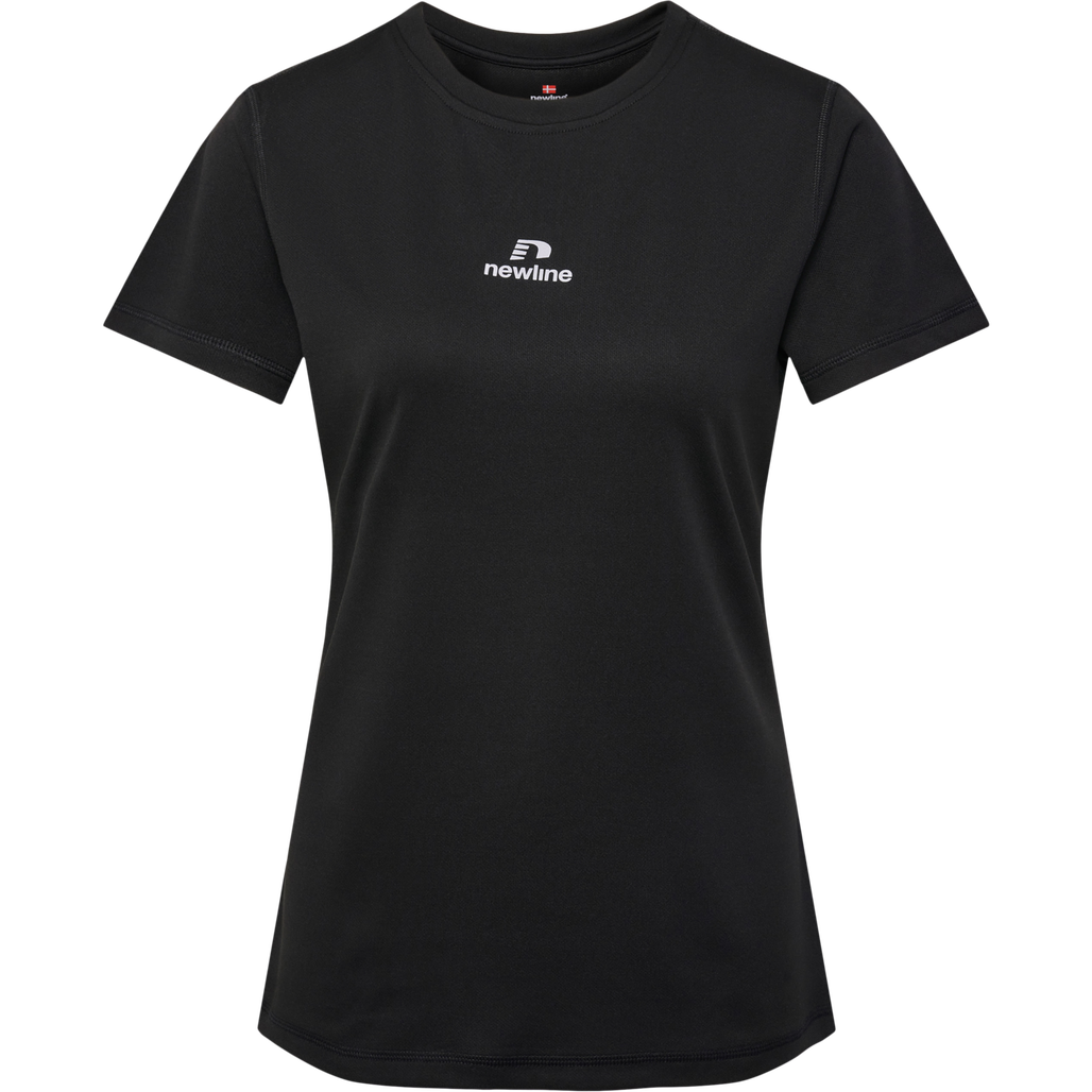 nwlBEAT POLY TEE WOMAN, BLACK, packshot