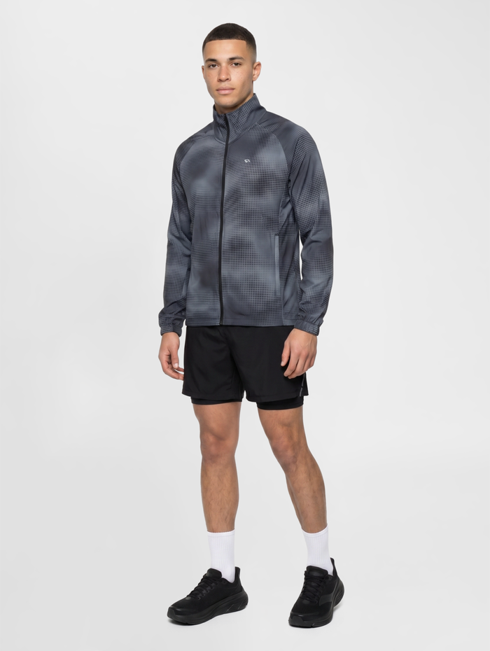 nwlULTRA AOP JACKET, BLACK, model