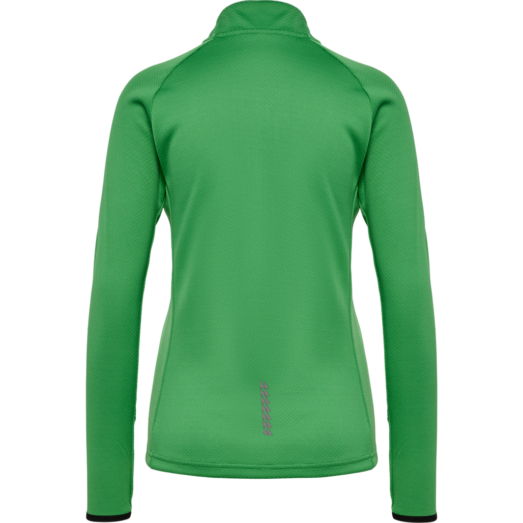 nwlPHOENIX 1/2 ZIP L/S WOMAN, MEDIUM GREEN, packshot