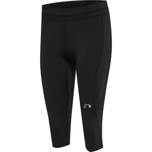 WOMEN CORE KNEE TIGHTS, BLACK, packshot