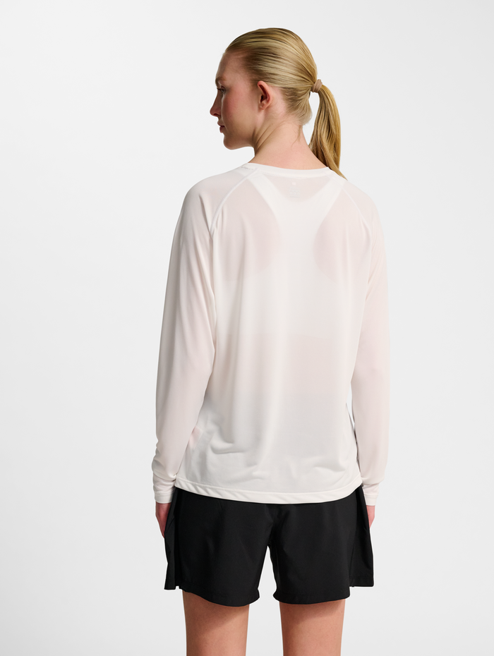 nwlBEAT W T-SHIRT L/S, WHITE, model