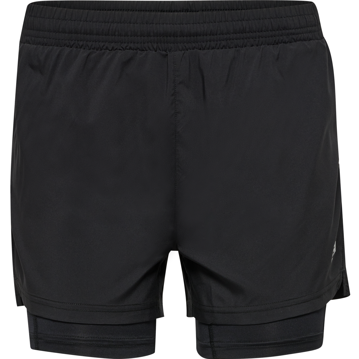 nwlKANSAS 2-IN-1 SHORTS female, BLACK, packshot