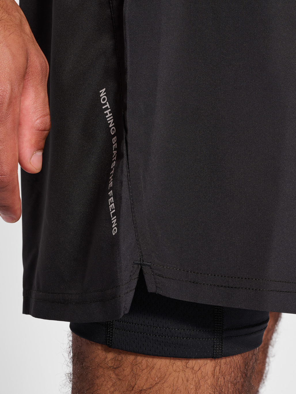 nwlKANSAS 2-IN-1 SHORTS MEN, BLACK, model