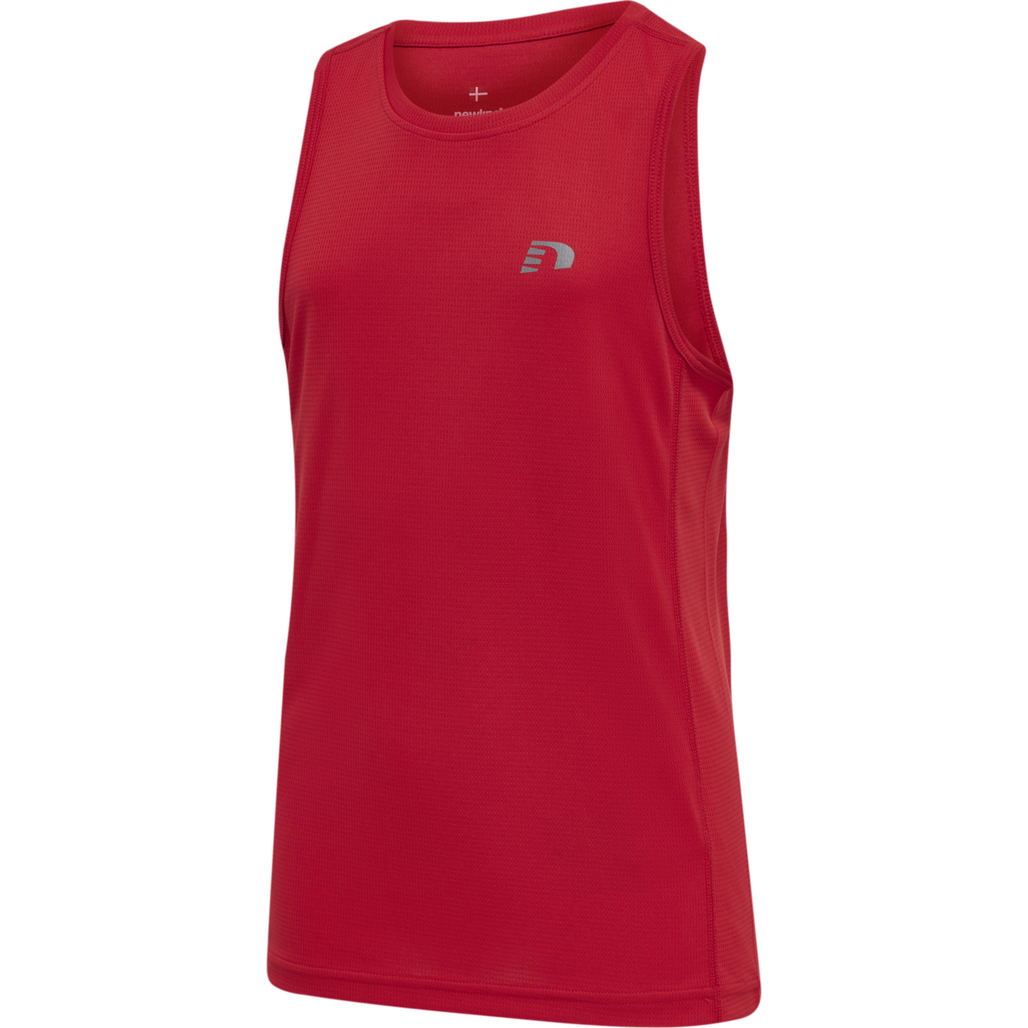 KIDS CORE RUNNING SINGLET, TANGO RED, packshot