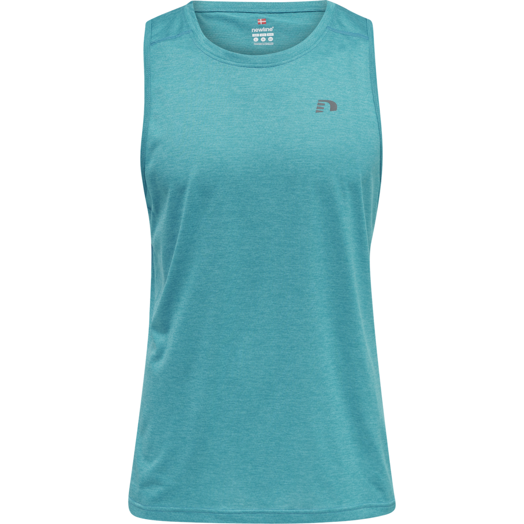 MEN RUNNING SINGLET, CAPRI BREEZE MELANGE, packshot