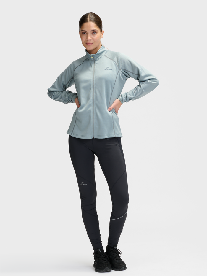 nwlAGILE FULL ZIP MIDLAYER W, LEAD, model