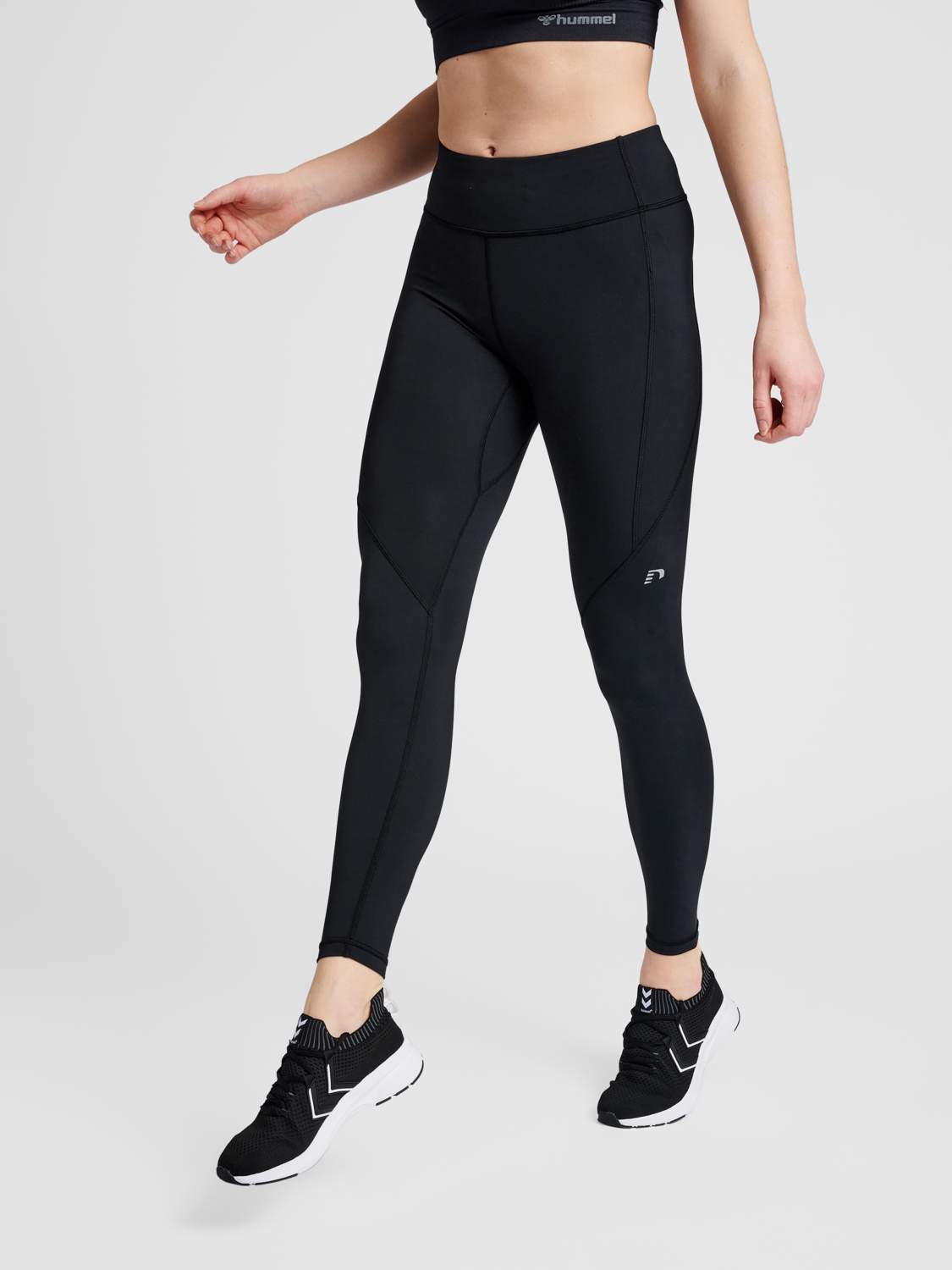 Newline WOMEN HW LONG TIGHTS - BLACK 