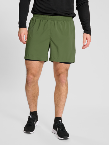 nwlDETROIT 2IN1 SHORTS MEN, FOUR LEAF CLOVER, model