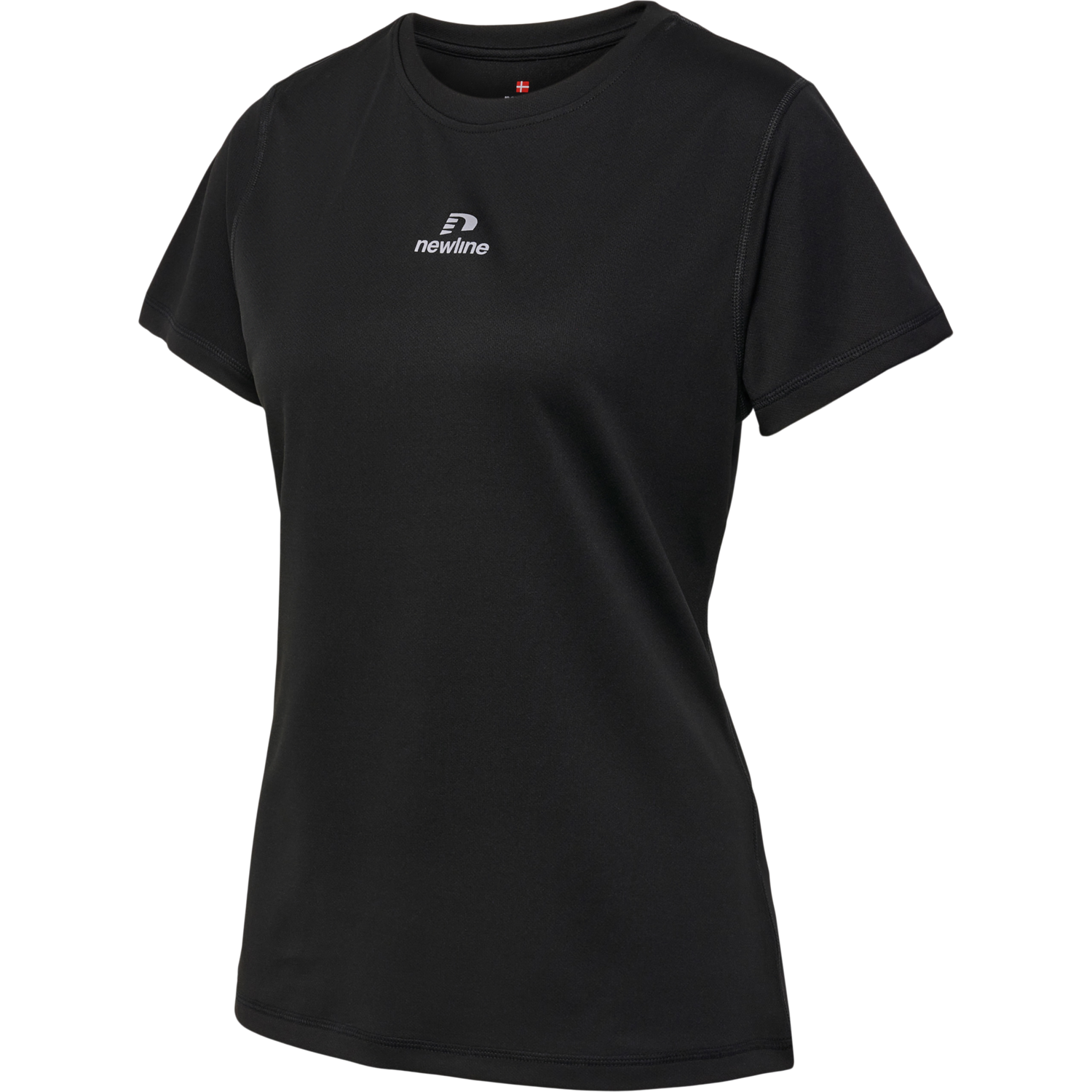 nwlBEAT POLY TEE WOMAN, BLACK, packshot