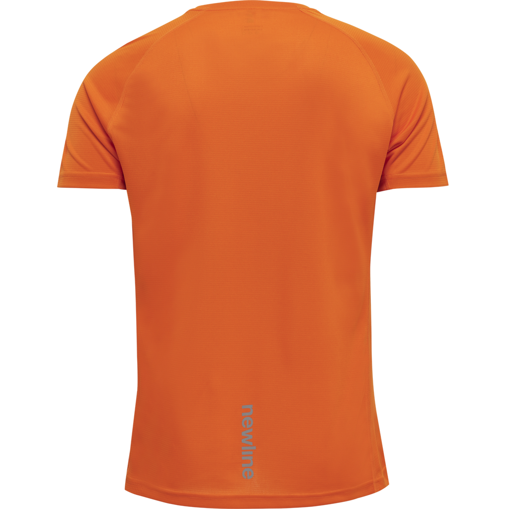 MEN CORE RUNNING T-SHIRT S/S, ORANGE TIGER, packshot