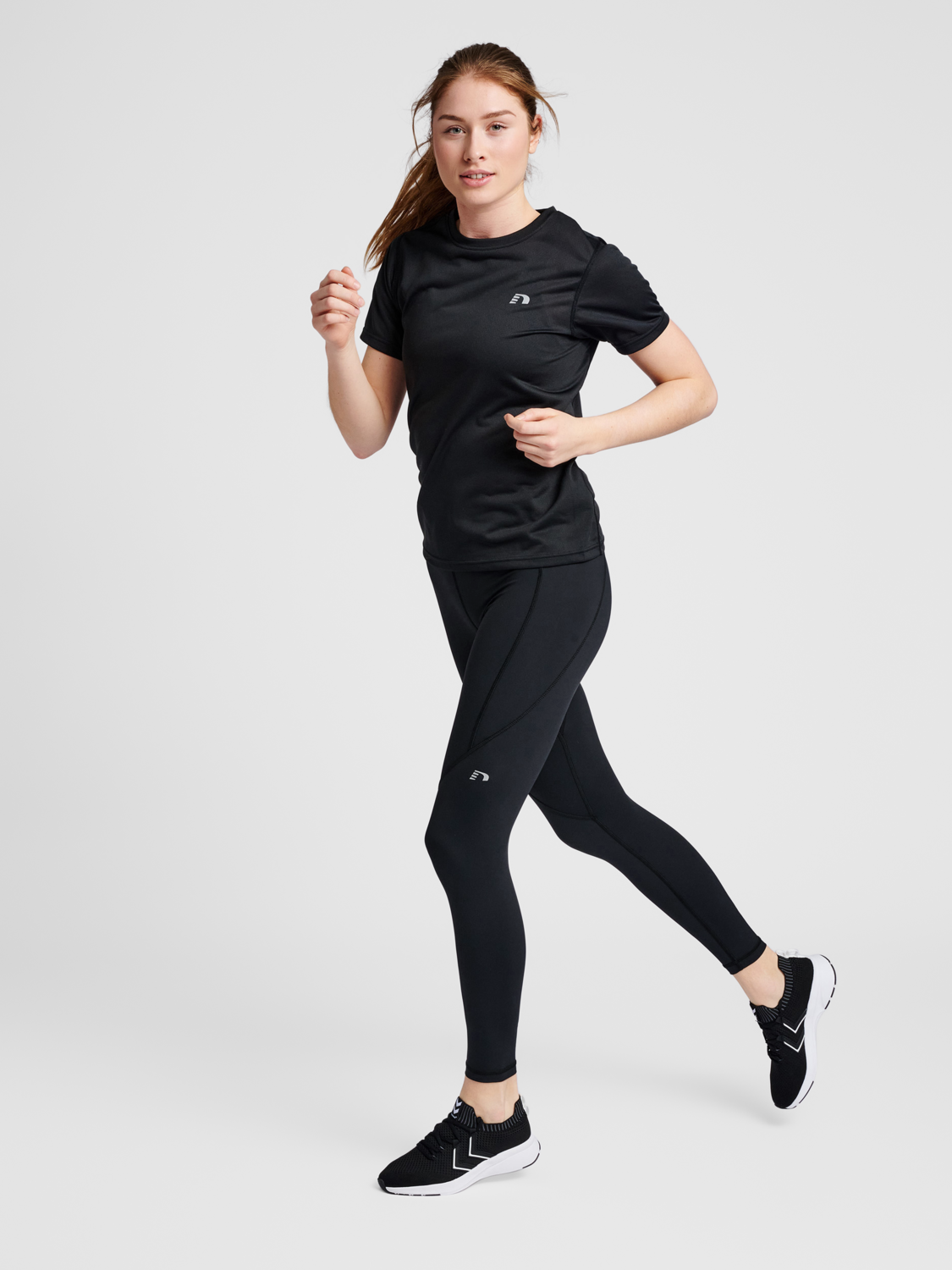 Newline WOMEN HW LONG TIGHTS - BLACK 