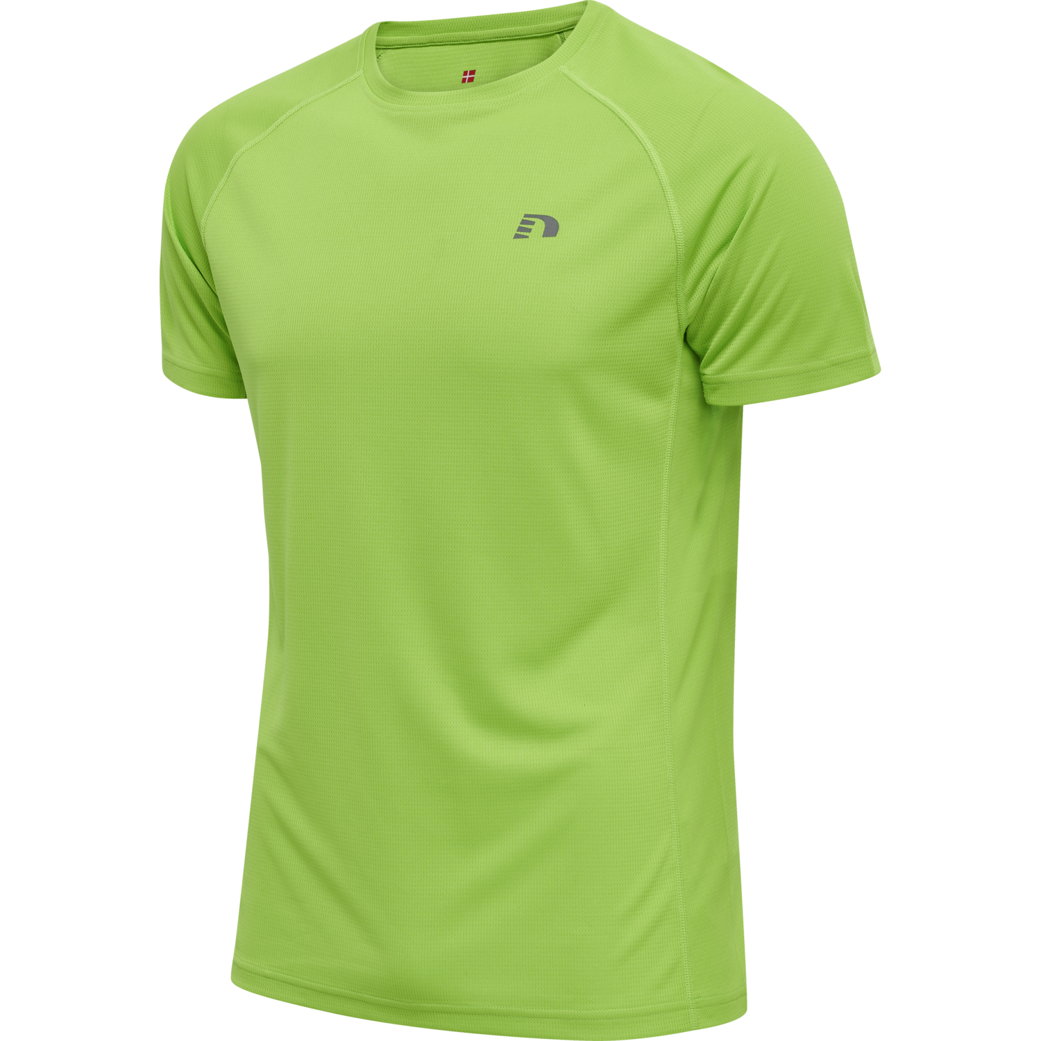 MEN CORE RUNNING T-SHIRT S/S, GREEN FLASH, packshot